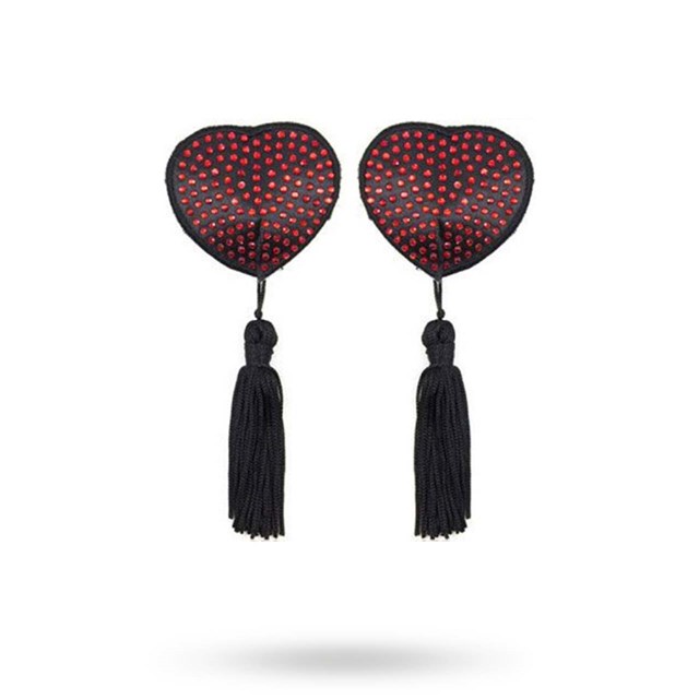 TOYZ4LOVERS Shine Nipples Tassels - Red