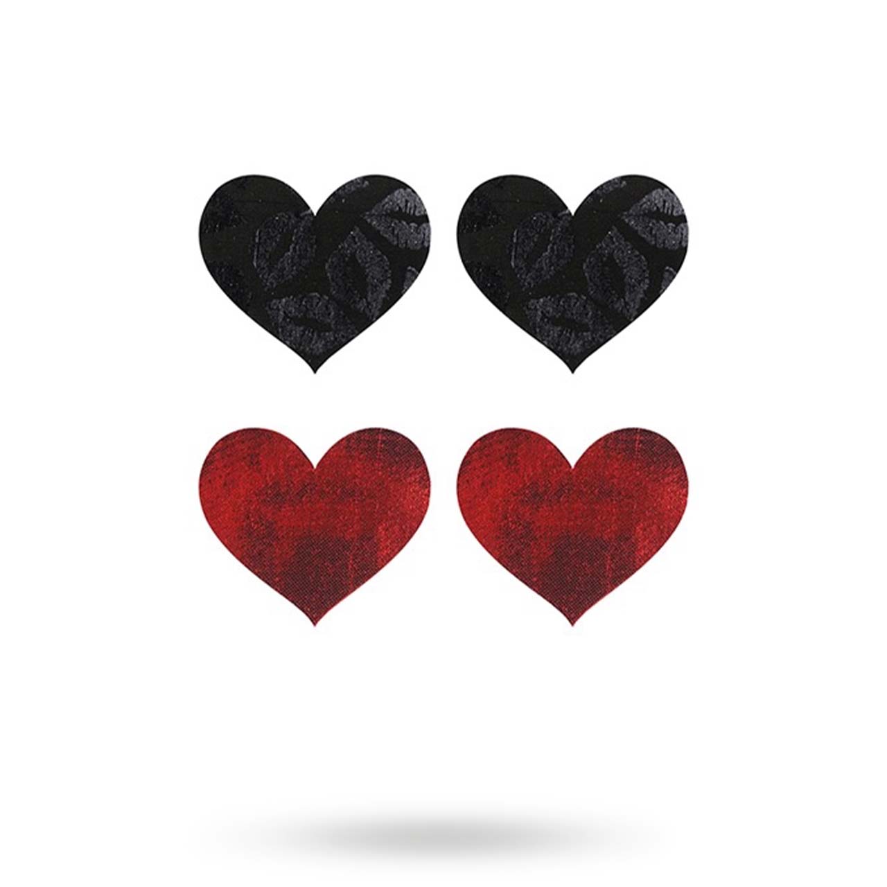 Peekaboo Pasties Stolen Kisses Hearts - Nipple covers