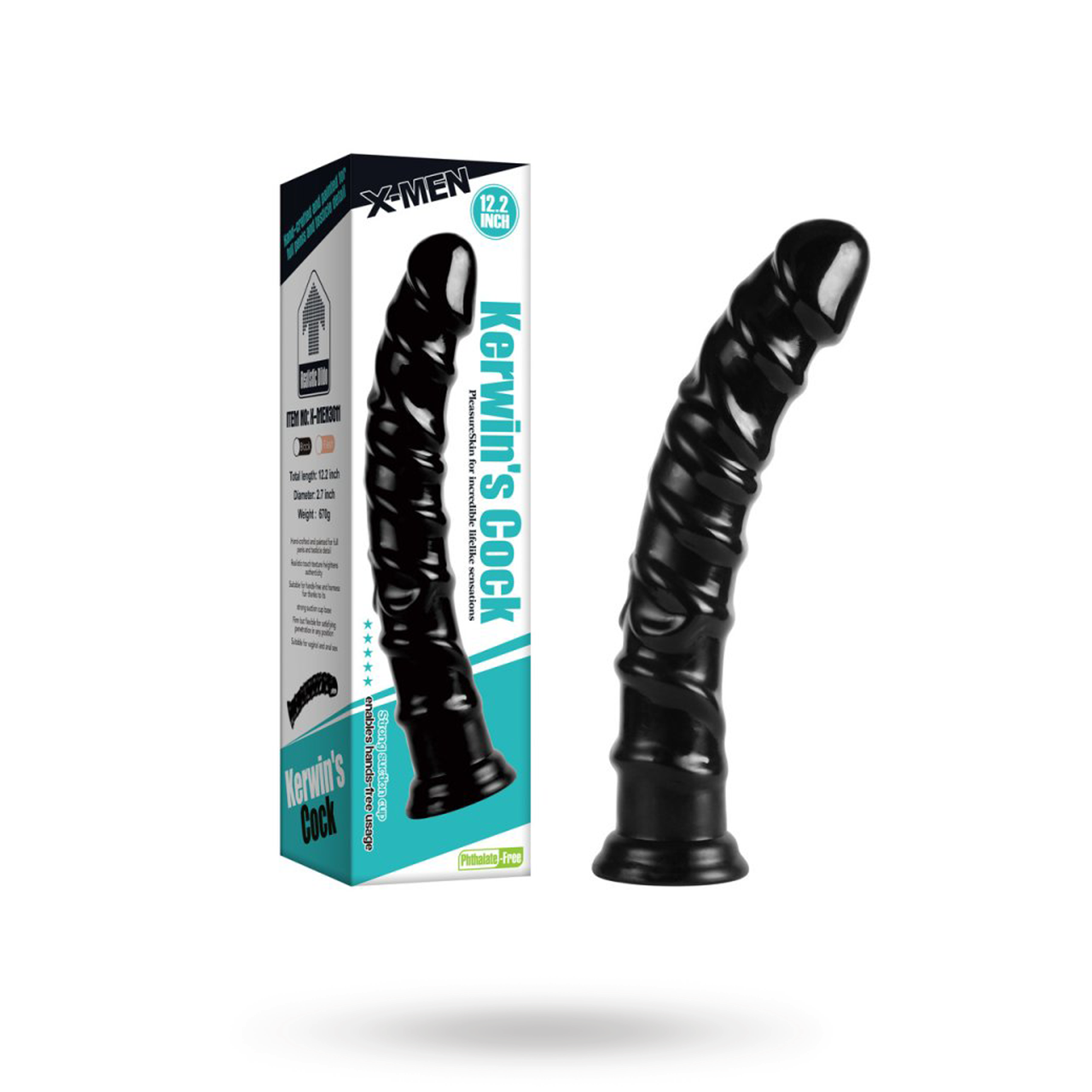 Realistic Suction Dildo 31 cm Analdildo