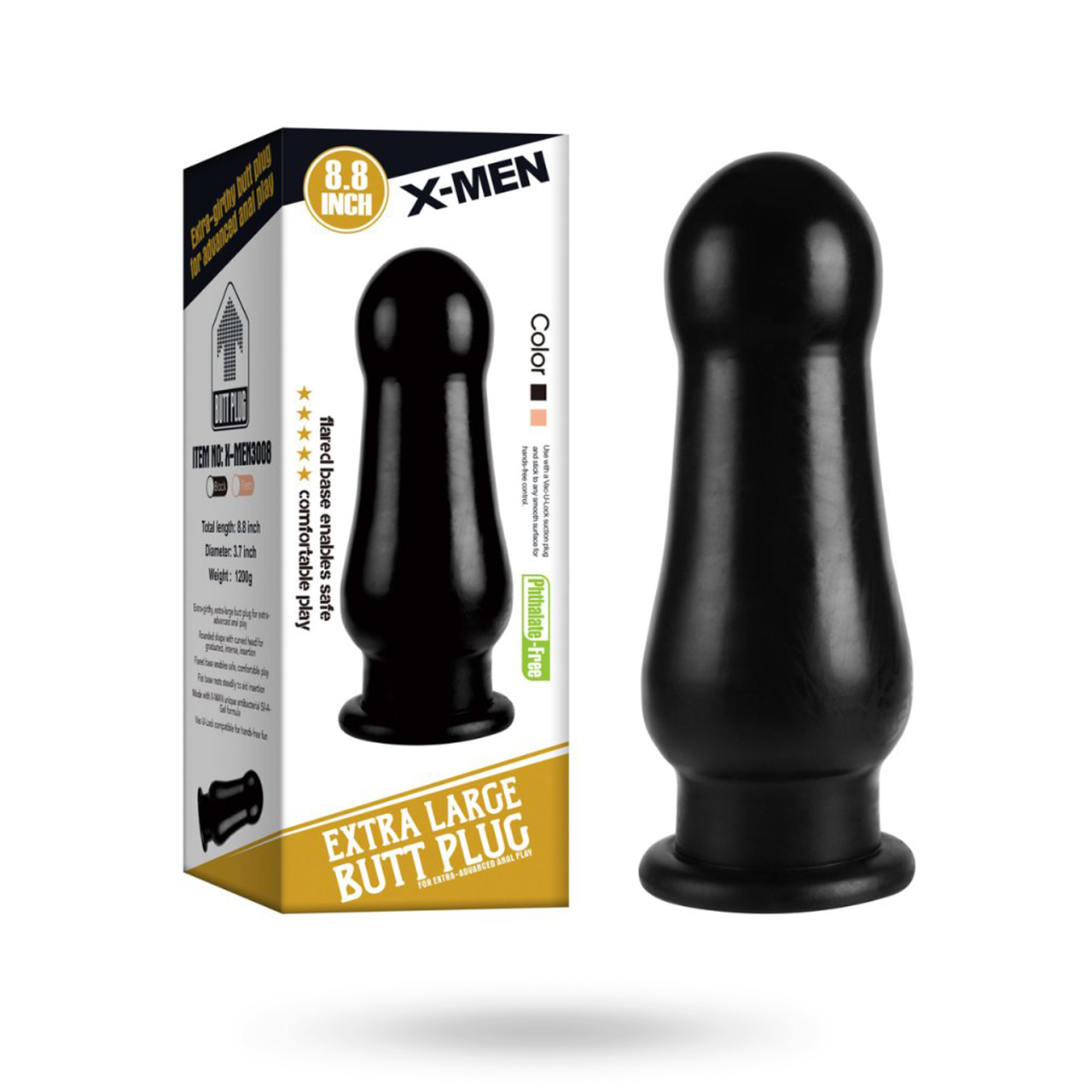 Rounded XL Butt Plug 22,5 cm XXL Buttplug