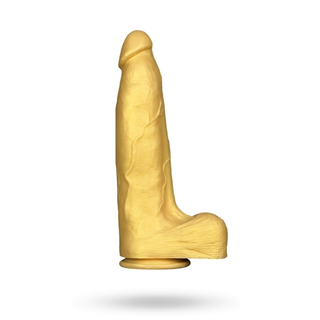 Xxl Silicone Dildo Gold 33 Cm