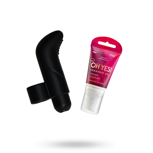 YELLOOH THE PERFECT FINGER VIBE + RFSU SENSE ME OH YES - STIMULERENDE GEL 40 ML