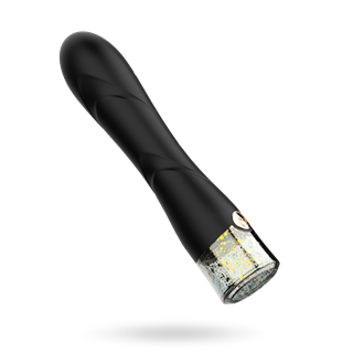 The Bling Bling Vibrator With Gold Flakes & Led Light