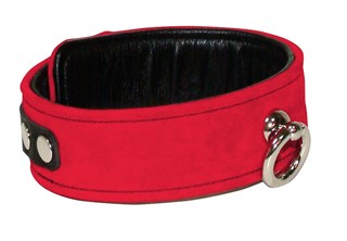 Wild Thing Leather Neckcuff Red S-l