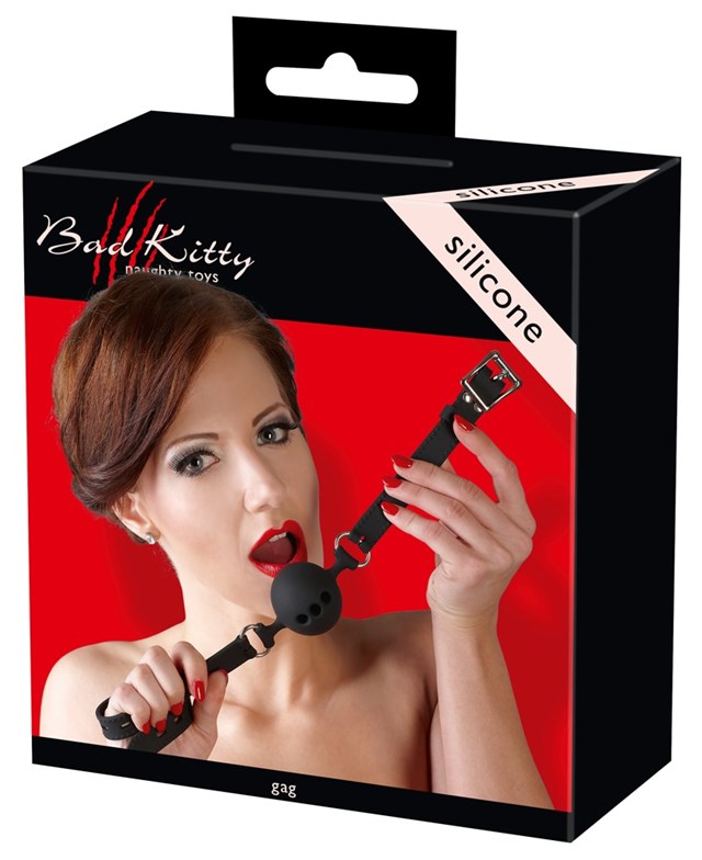 BREATHABLE SILICONE GAG - LARGE