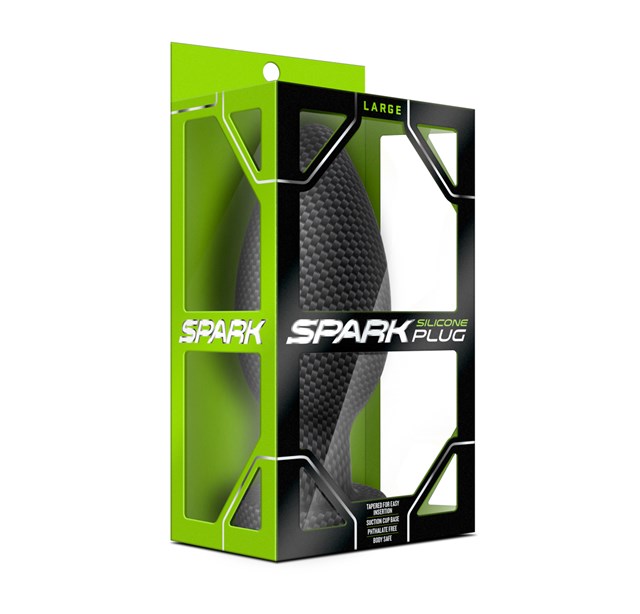 Spark Analplugg Large - Carbon Fiber