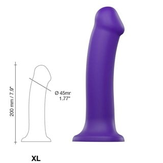 Bøybar Dildo Dual Density Xl - 20 Cm