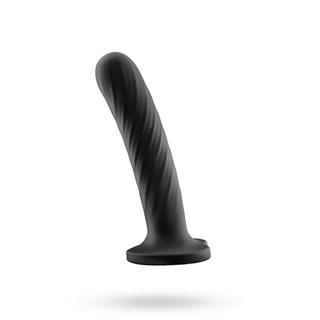 Temptasia Twist Black Dildo - Large