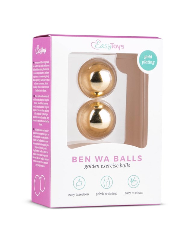 Gold Ben Wa Balls - 22mm