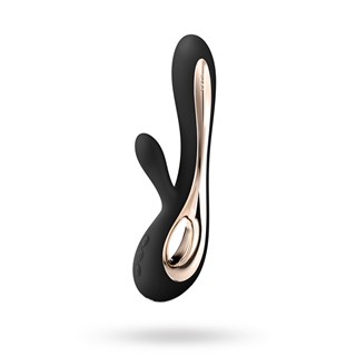 Soraya 2 Black - Oppladbar Dobbelvibrator