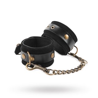 & Restrain Me - Luxury Black Suede Wrist Cuffs